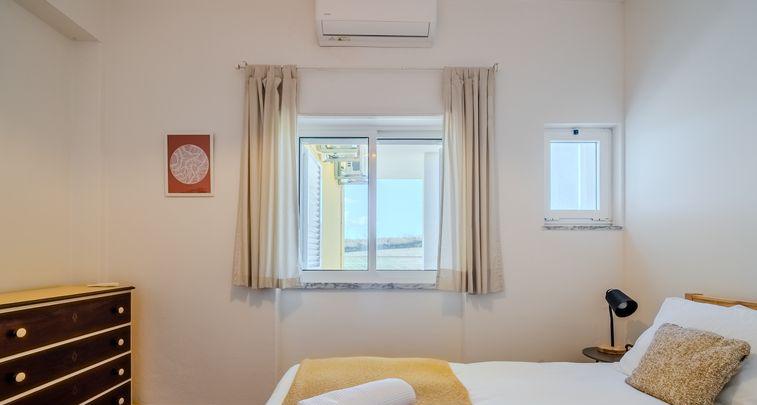 Garden apartment bedroom